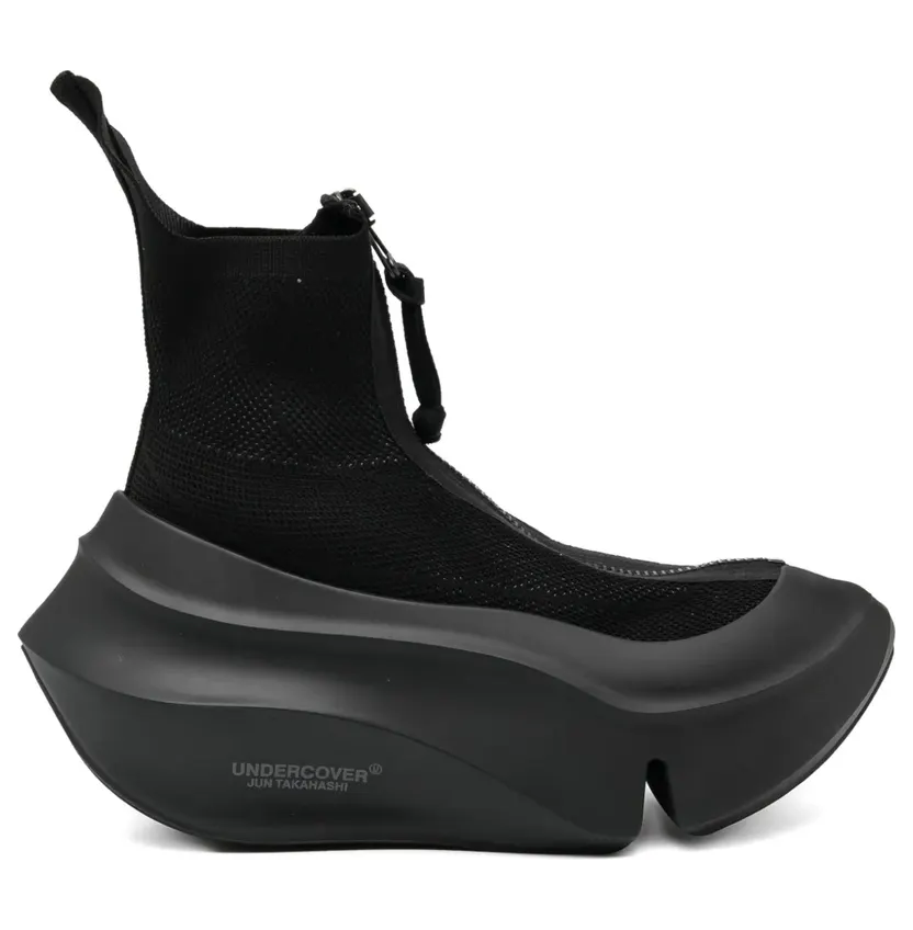 Undercover x Grounds Orca High-Top-Sneakers “Black” (UC2E4F01)