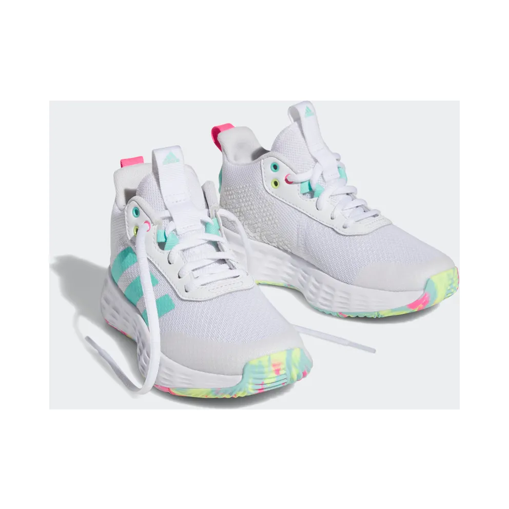 adidas Ownthegame 2.0 Cloud White / Flash Aqua / Lucid Pink (IF2696)