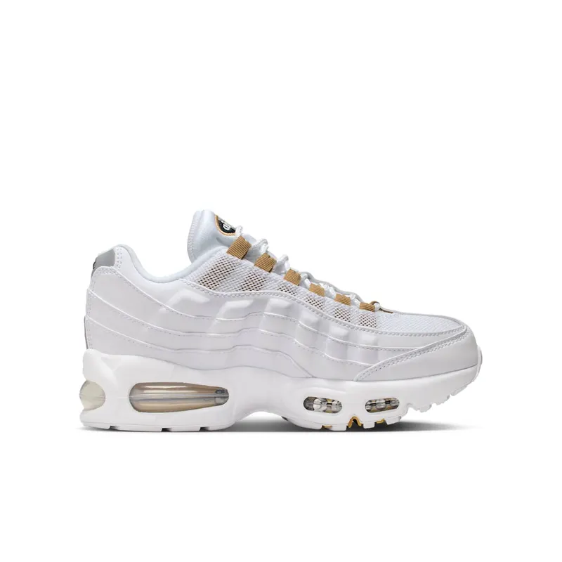 Nike Air Max 95 GS “White Metallic GolD” (II4130-102)
