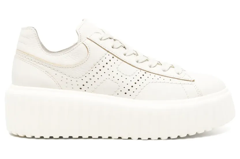 Hogan H-Stripes sneakers – Beige (HXW6450FJ50KCO)