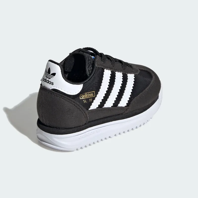 Adidas SL 72 RS Elastic Laces Kids Core Black / Cloud White / Blue (IH2978)