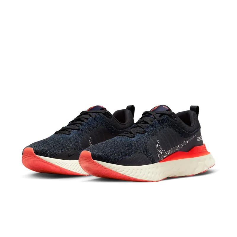 Nike React Infinity Run Obsidian Bright Crimson (DZ3014-002)