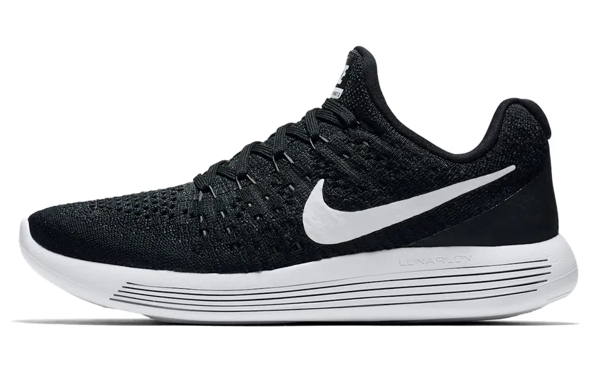 Nike Lunar Epic Flyknit 2 Low Black White (863780-001)