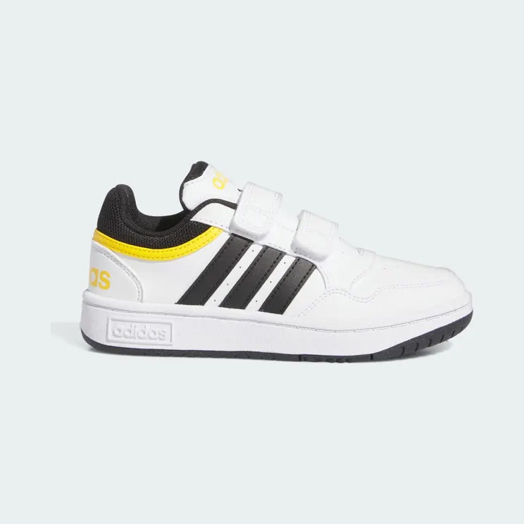 adidas Hoops Lifestyle Basketball Hook-and-loop “Cloud White / Core Black / Bold Gold” (IF5316)