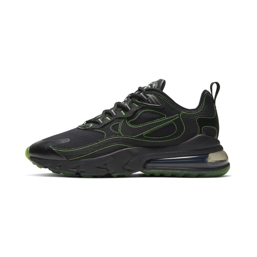 Nike Air Max 270 React Black Electric Green Black/Black-Electric Green (CQ6549-001)