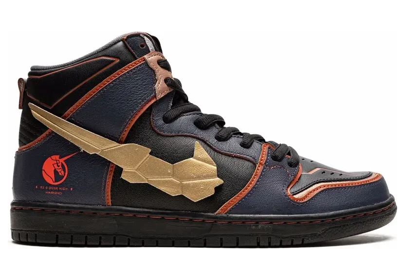 Nike x Gundam Nike SB Dunk High Banshee sneakers – Blauw (DH7717)