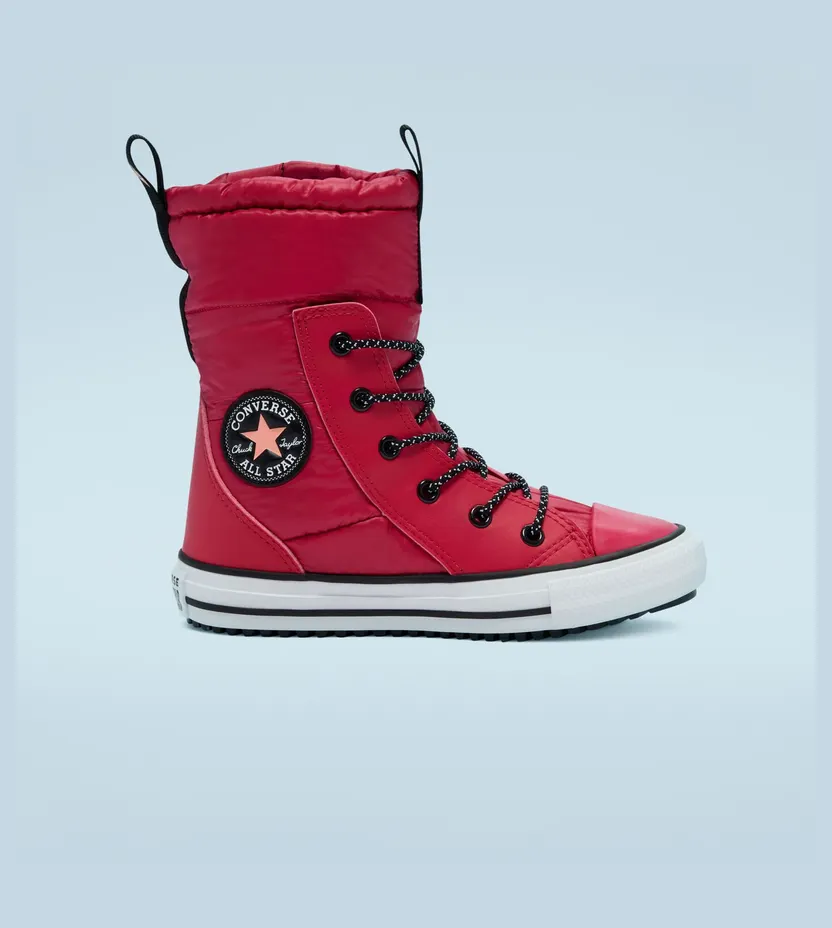 Converse Water Repellent Chuck Taylor All Star MC Boot High Top Pink Pop/white/black (669334C)