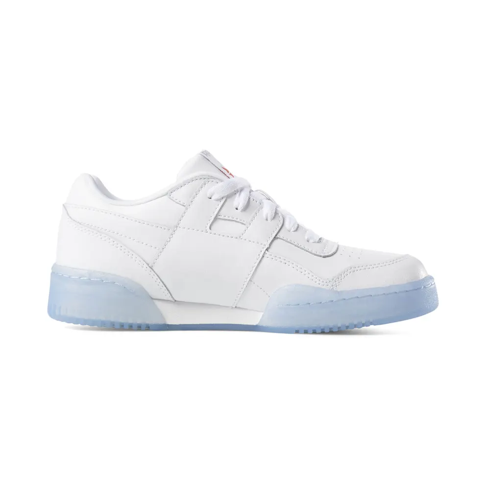 Reebok Workout Plus White Ice (GS) White/Carbon-Blue (Other Brands Reebok)