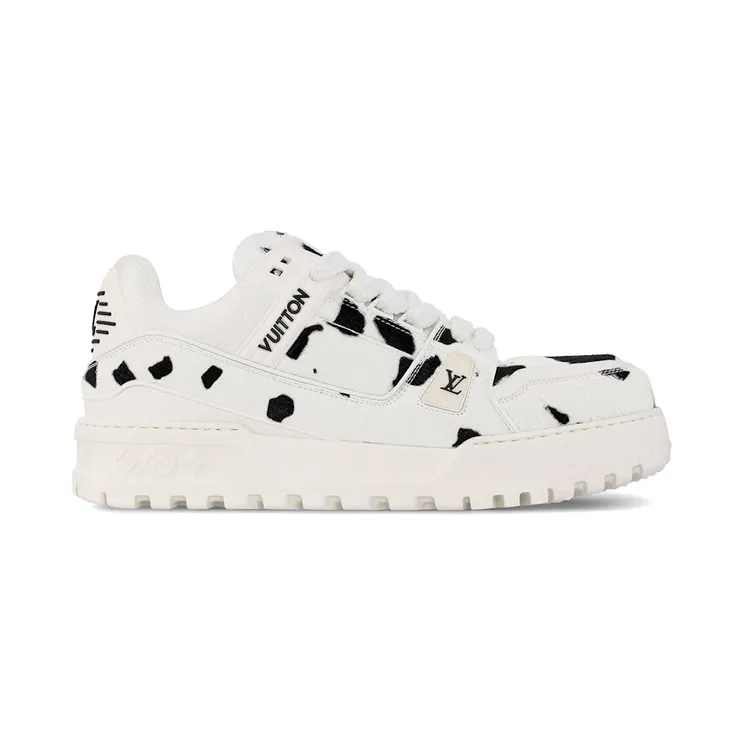 Louis Vuitton LV Trainer Maxi White Black Animal Print (1ADEJ9)