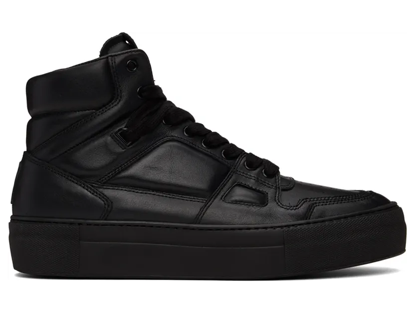 AMI Alexandre Mattiussi White Leather Ami de Cœur High-Top Sneakers (USN415.857)