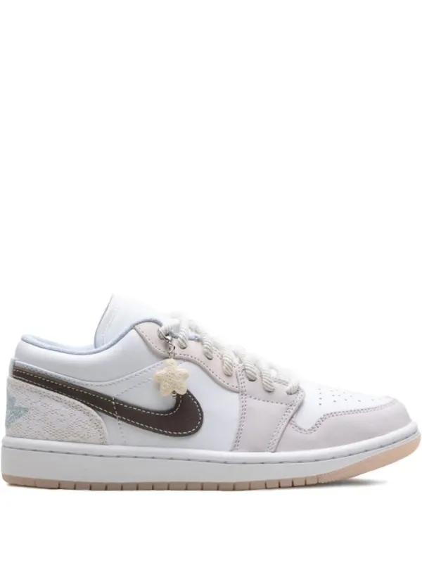 Nike Jordan 1 Low White/White/Light Soft Pink/Ironstone sneakers – White (IB8859)