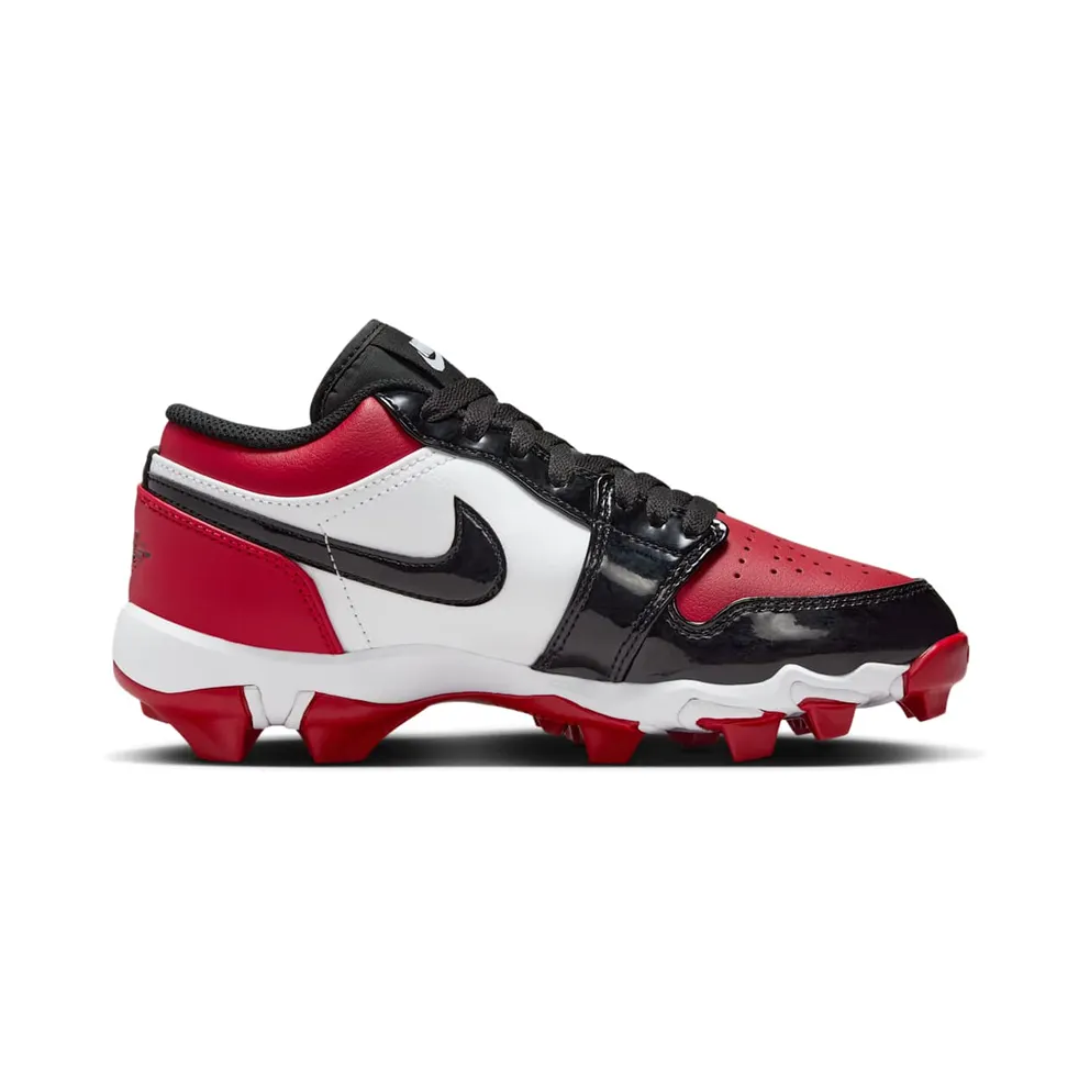 Jordan 1 Low Cleat Patent Bred Toe (HF6885-601)
