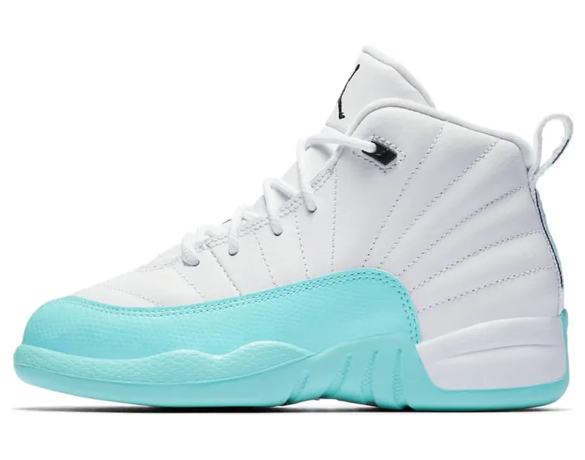 Air Jordan 12 PS ‘Light Aqua’ White/Light Aqua-Black (510816-100)
