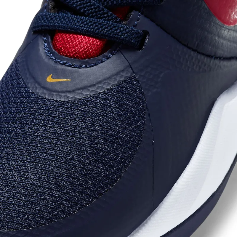 Nike Team Hustle D 9 FlyEase Midnight Navy (PS) Midnight Navy/White/Saffron Quartz (BV2951-400)
