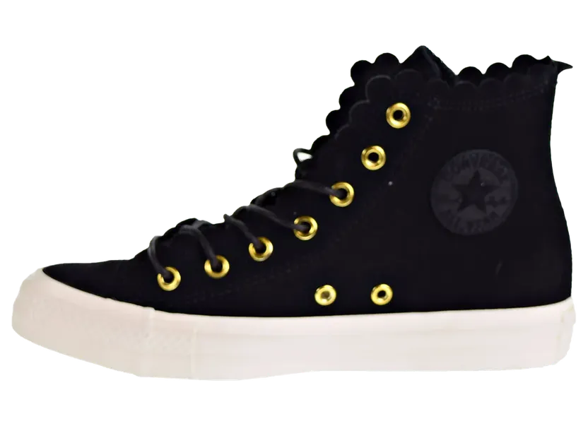 Converse Chuck Taylor All Star Hi Frilly Thrills “Black” (563422C)
