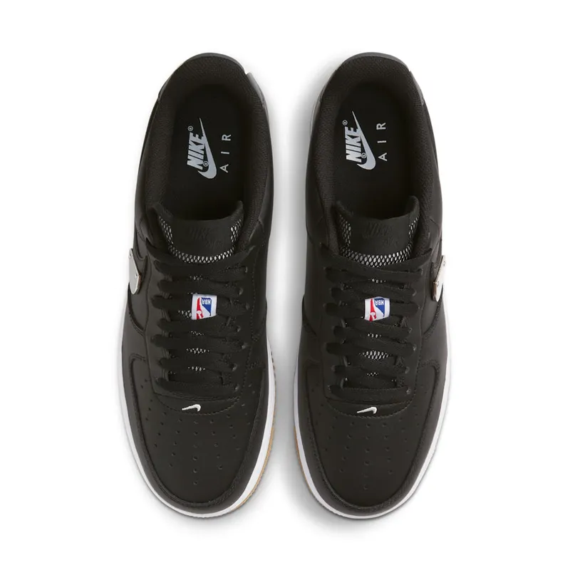 Nike Air Force 1 Low ’07 NBA Black Silver (CT2298-001)