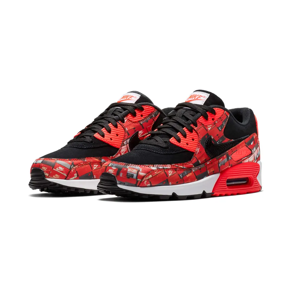 Nike x Atmos Air Max 90 ‘We Love ‘ Box Pack (Bright Crimson) (2018) (AQ0926-001)