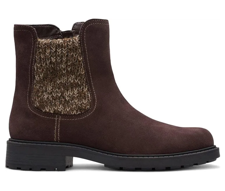 Clarks Opal Sky Dark Brown Suede (26167848)
