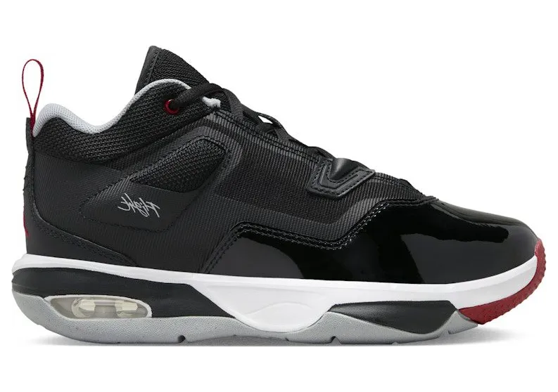 Jordan Stay Loyal 3 Black White Wolf Grey Varsity Red (FB9922-006)