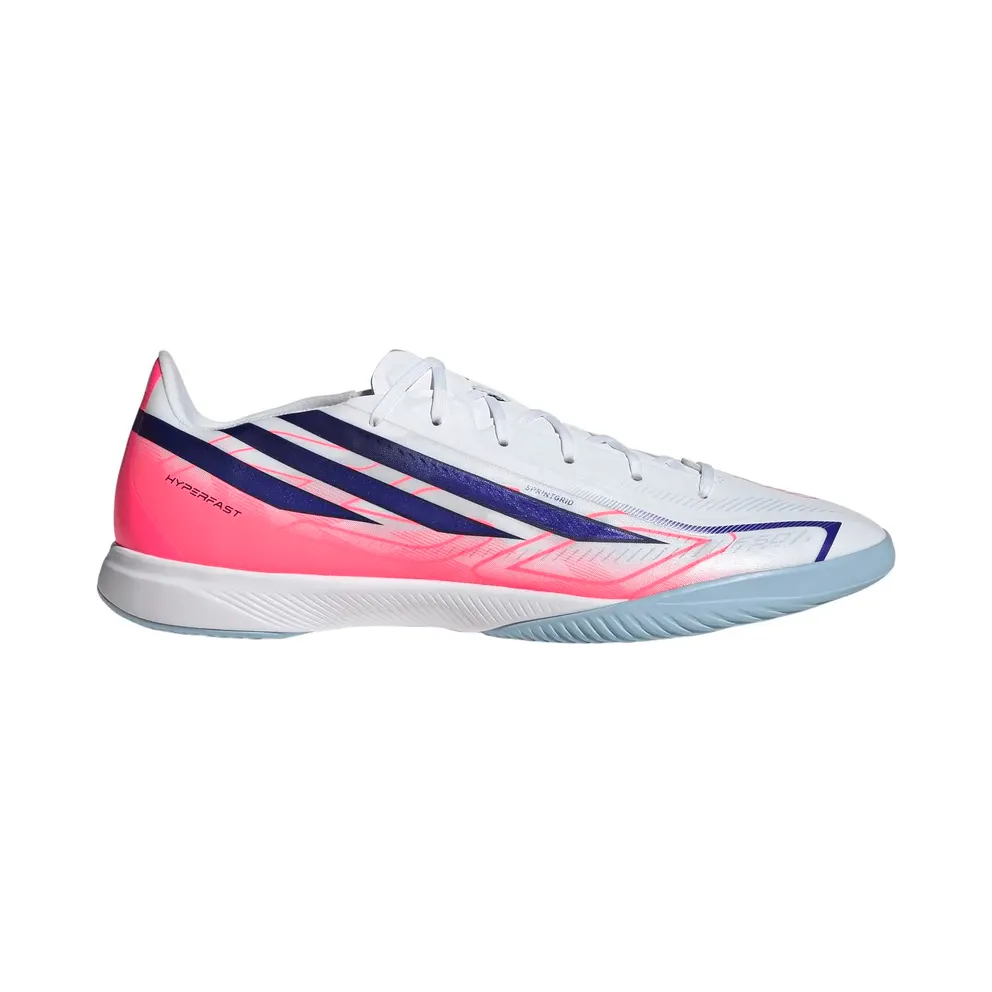 adidas F50 Hyperfast League Indoor Football Boots “Cloud White / Solar Purple / Solar Turbo” (KK1061)