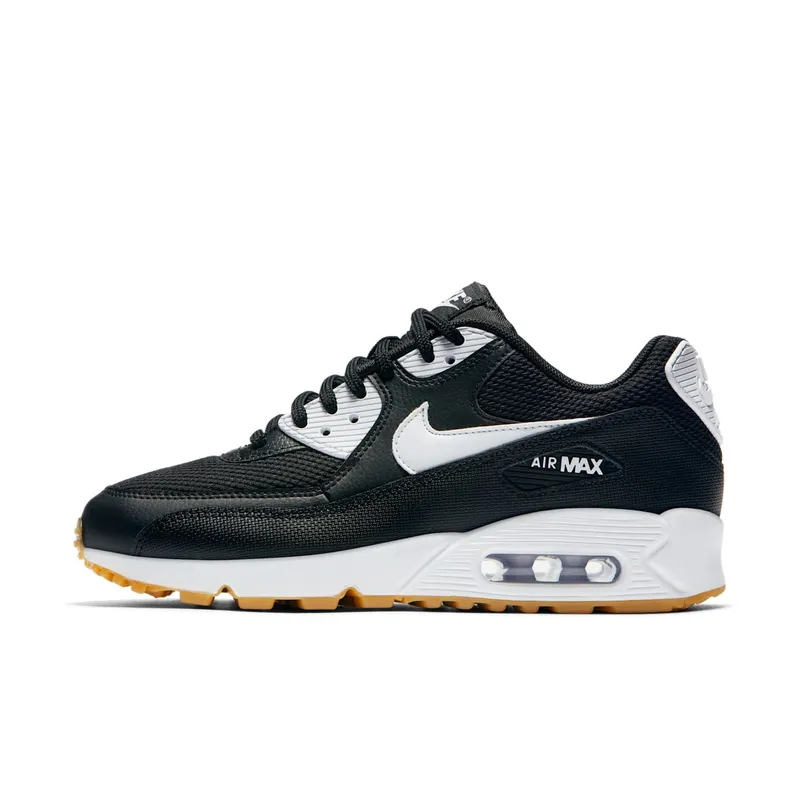 Nike Air Max 90 Black White Gum (W) Black/Gum Light Brown-White-White (325213-055)