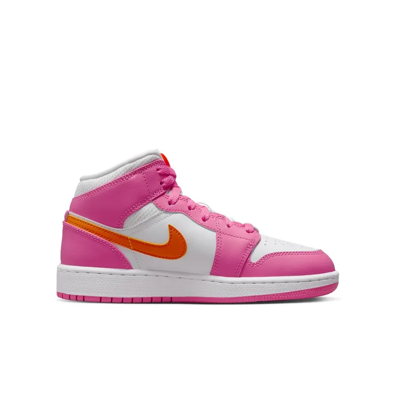 Air Jordan 1 Mid Pinksicle Safety Orange (GS) (DX3240-681)