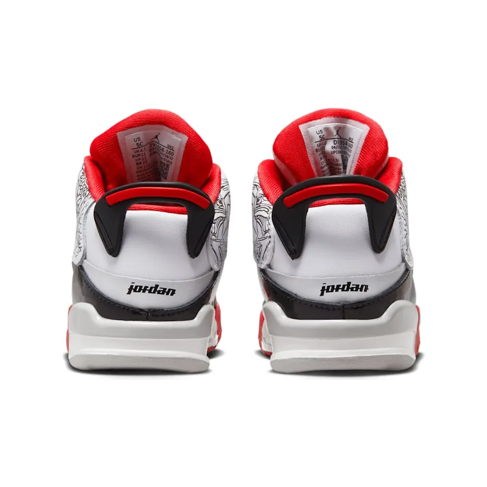 Jordan Dub Zero White Black Neutral Grey True Red (DV1358-160)