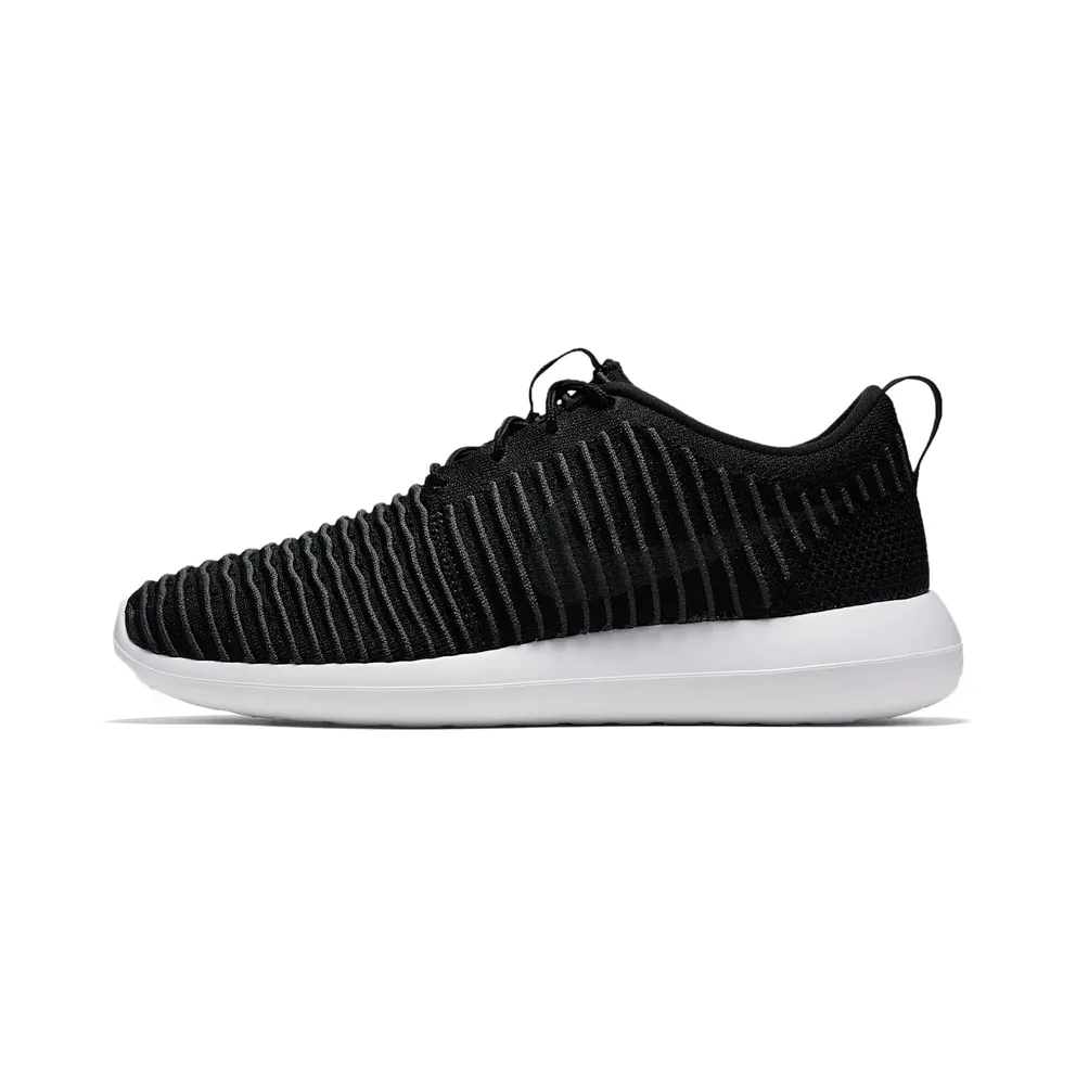 Nike Roshe Two Flyknit Black/Dark Grey-White-Volt (844833-001)