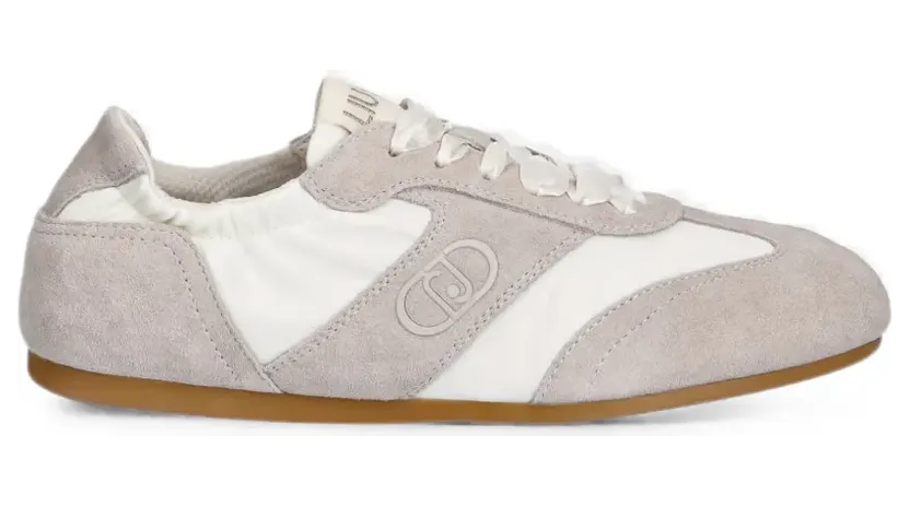 LIU JO Sneakers met suède vlakken en logo-patch – Grijs (BA6091PX003)