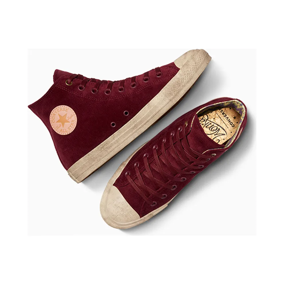 Converse x Wonka Chuck Taylor All Star Corduroy Deep Bordeaux Brand New (A08153C)
