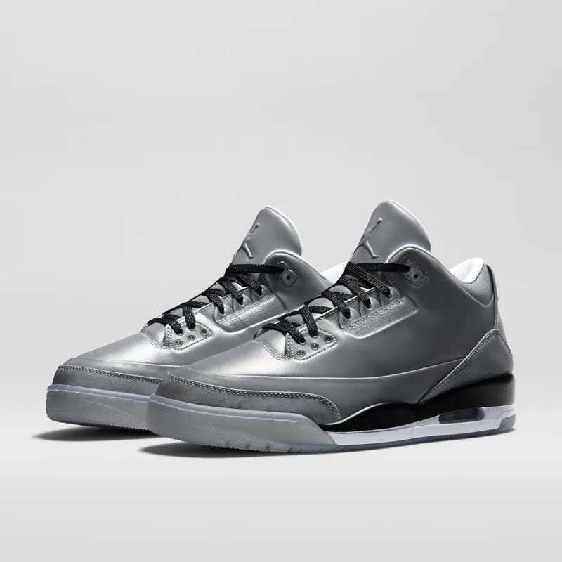 Jordan 3 Retro 5Lab3 Silver Reflect Silver/Reflect Silver-Black-White (631603-003)