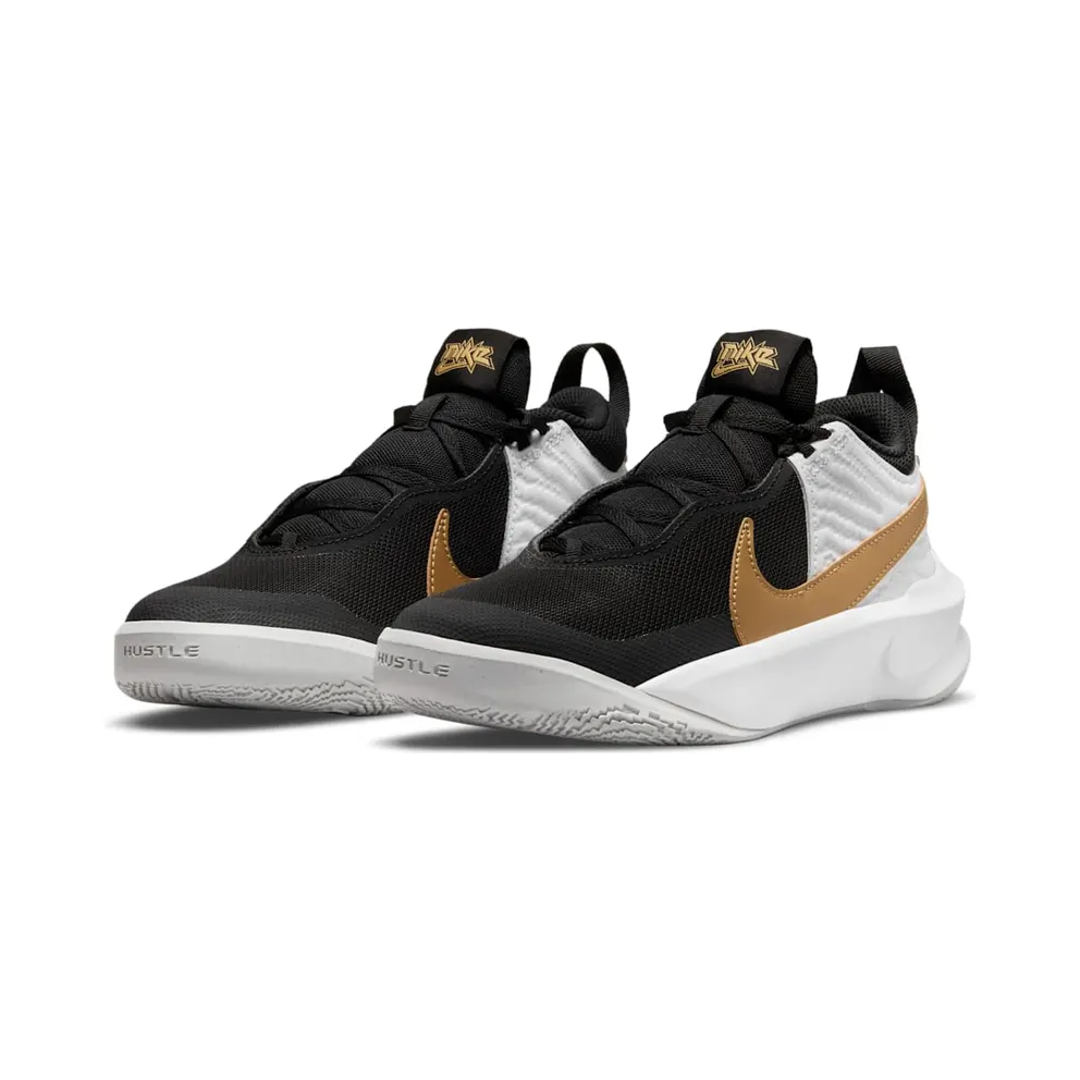 Nike Team Hustle D 10 Black Metallic Gold (CW6735-002)