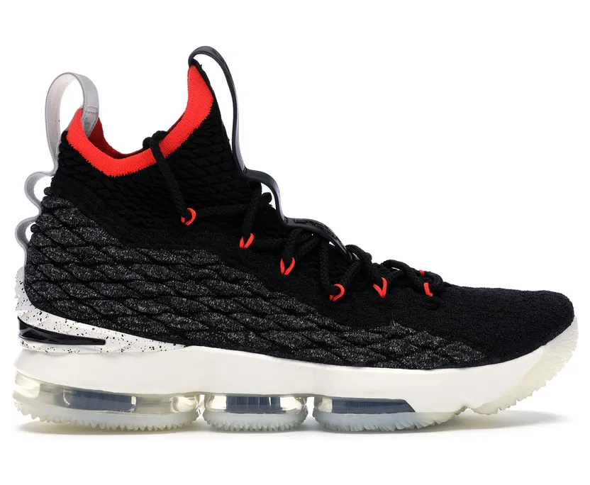 Nike LeBron 15 Black Bright Crimson