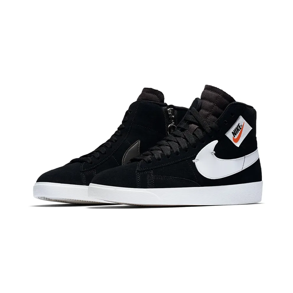 Nike Blazer Mid Rebel Black White (W) Black/Summit White-Oil Grey-Oil Grey (BQ4022-001)