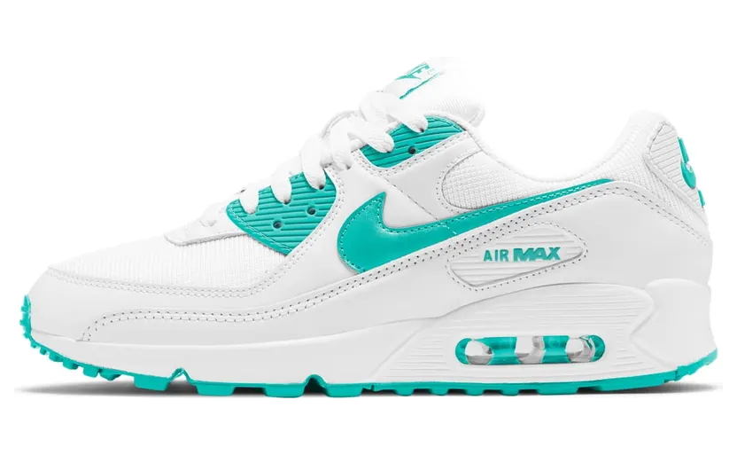 Nike Air Max 90 Color Pack – Persian Green “White / Black / Hyper Jade” (CT1028-102)