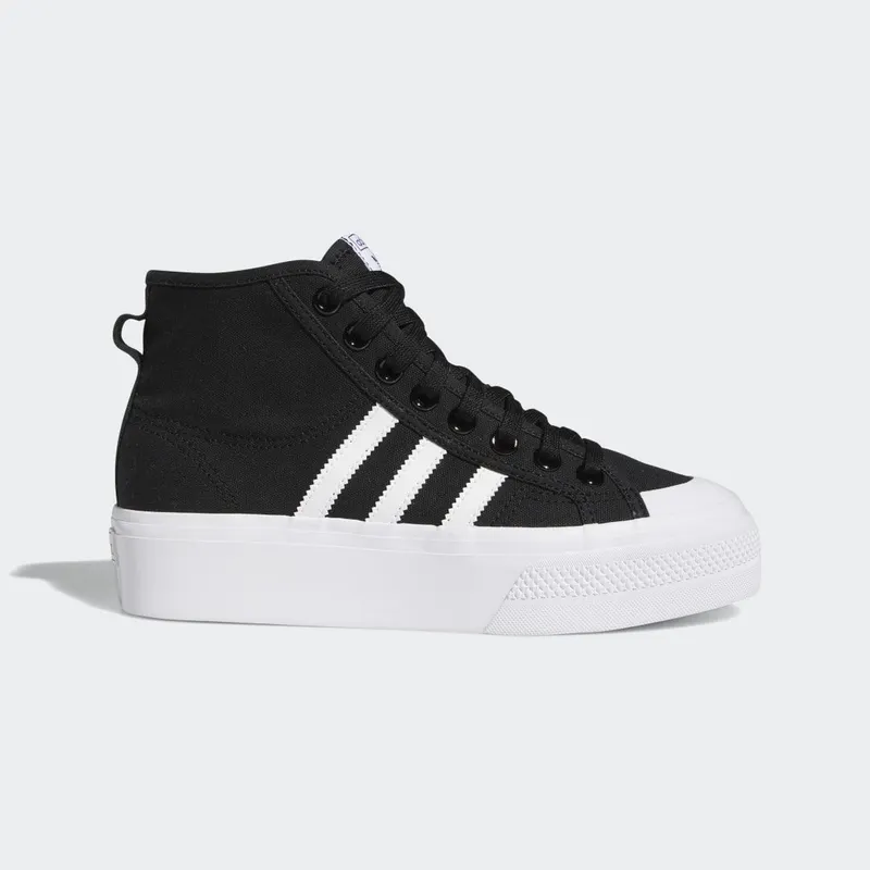 Adidas Nizza Platform Mid Core Black / Cloud White / Cloud White (FY2783)