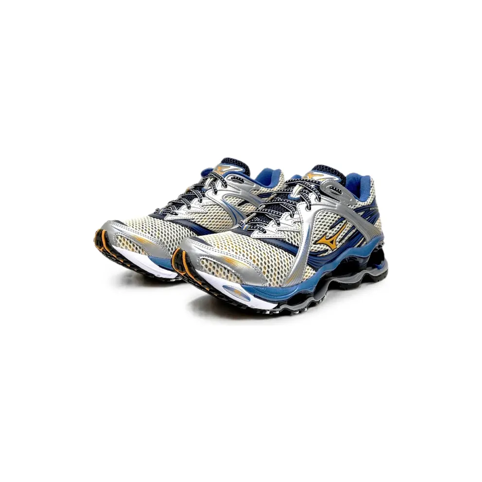 Mizuno Wave Prophecy 1 Logo-patch Low-top “White/Blue” (D1GA2655 01)