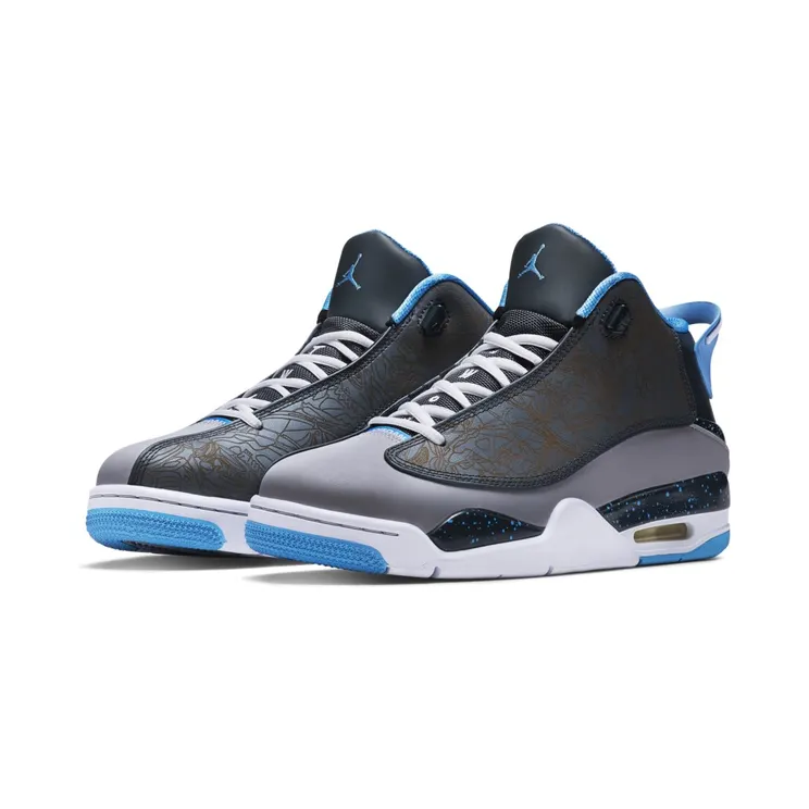 Jordan Dub Zero “Wolf Grey / Classic Charcoal / White / University Blue” (311046-007)