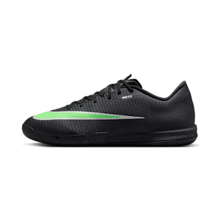 Nike Mercurial Vapor 17 Academy Indoor/Court Low-Top “Black/Black/Illusion Green” (IM5845-001)