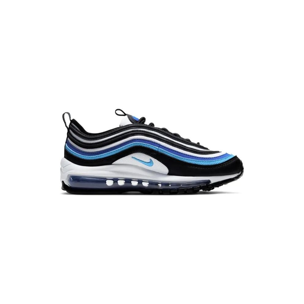 Nike Air Max 97 Black Hyper Blue Oracle Aqua (GS) Black/White-Hyper Blue-Oracle Aqua (921522-019)