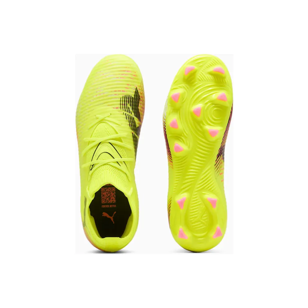 Puma Future 8 Pro FG/AG Jr Yellow Alert Black Sun Struck (108142-03)