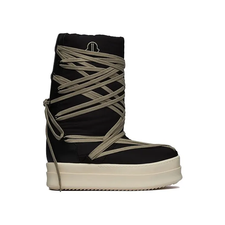 Rick Owens Bigrocks Boot Moncler Black (MU02C4H20 M3863 999)