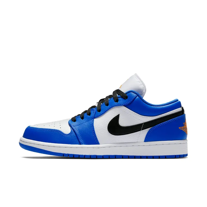 Air Jordan 1 Low Hyper Royal Orange Peel (553558-401)