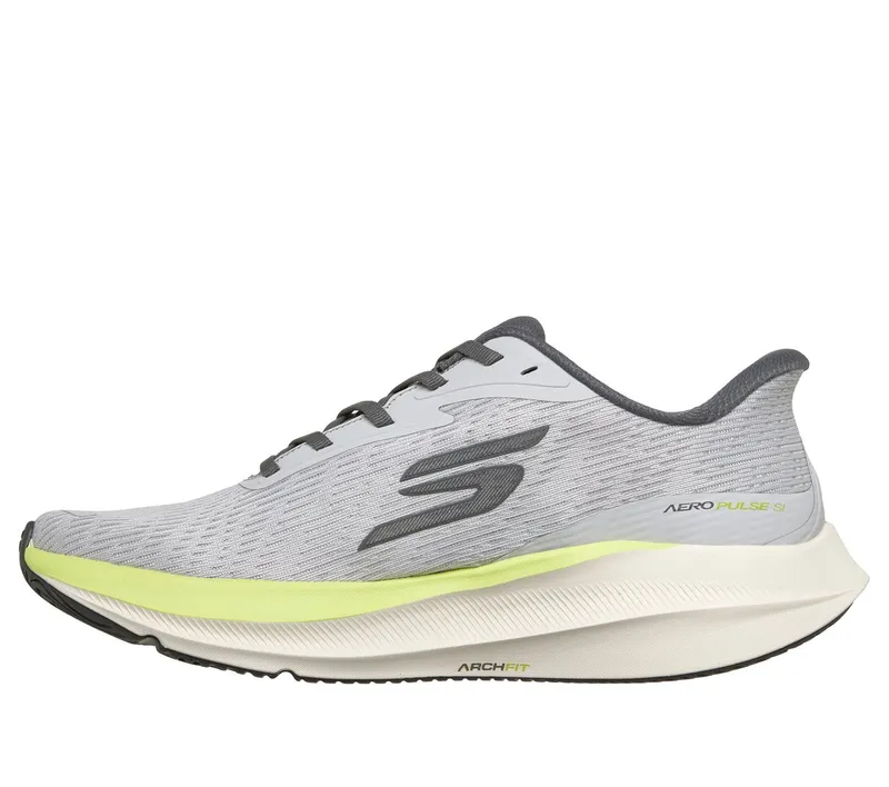 Skechers Slip-ins: Aero Pulse Sneaker Grey/Limoen