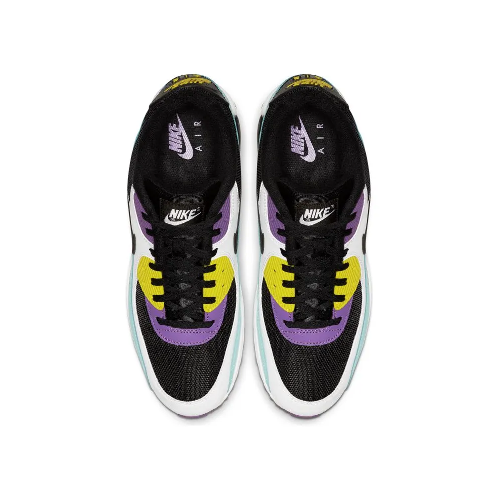 Nike Air Max 90 Black Bright Violet White Black/Bright Violet-Pink Blast-White (AJ1285-024)
