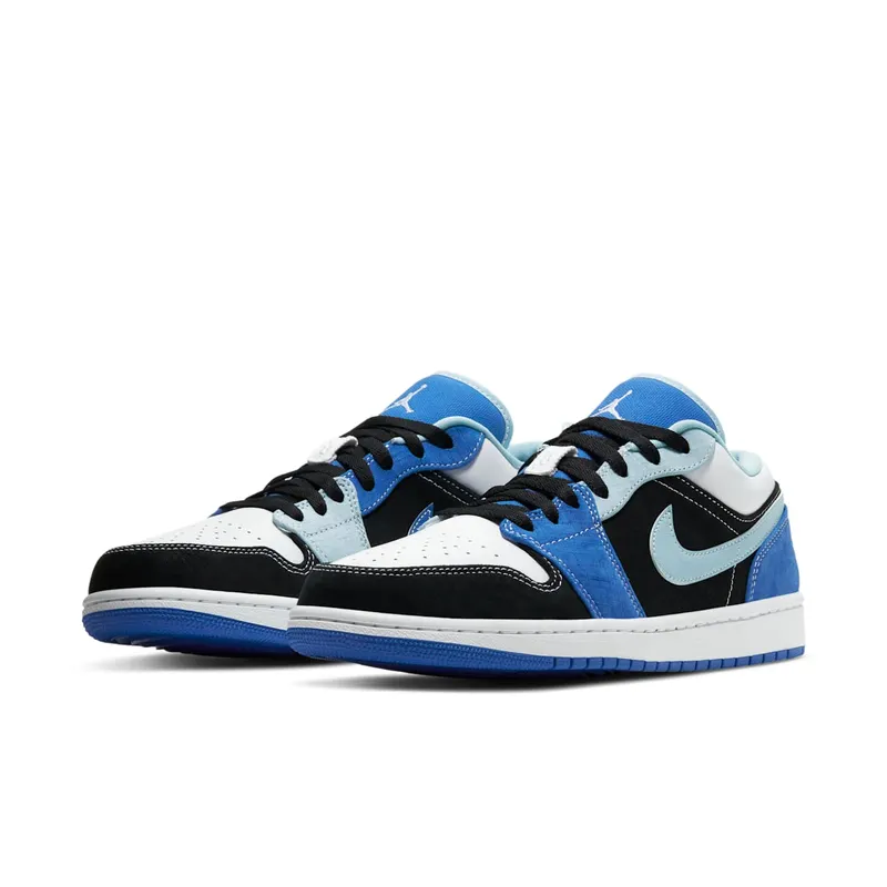 Jordan 1 Low Black Blue White Black/Blue-White-Light Blue (DH0206-400)