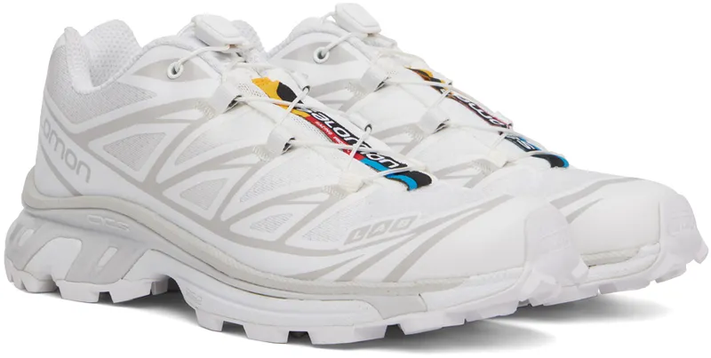 Salomon White XT-6 Sneakers (L41252900)
