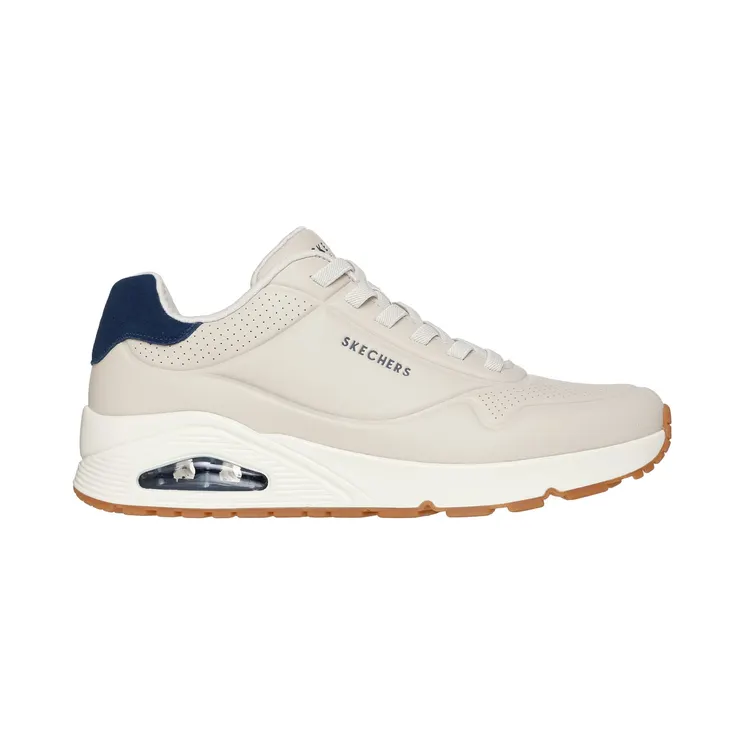 Skechers UNO – Tailored Air Natuurlijk/Blauw