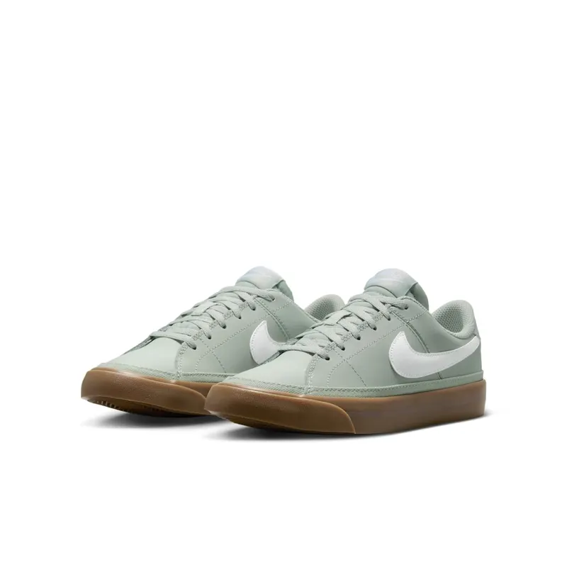 Nike Court Legacy Light Silver Gum Dark Brown White (DA5380-006)