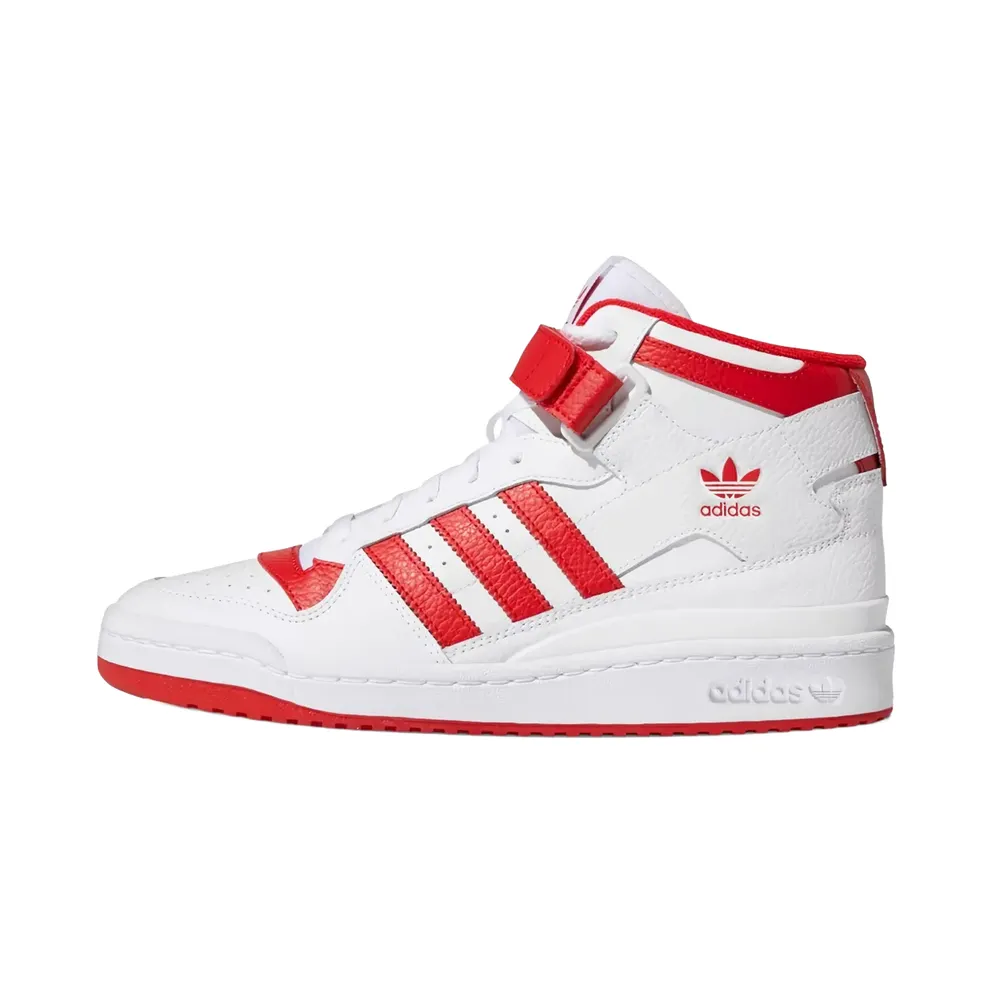 adidas Forum Mid Schuh Cloud White / Vivid Red / Cloud White (GY5819)